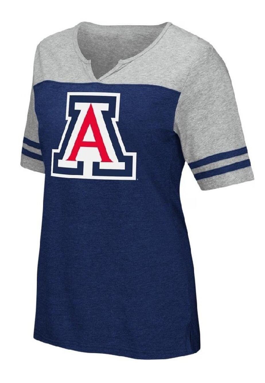 Colosseum Arizona Wildcats Women's On A Break V-Neck T-Shirt - S